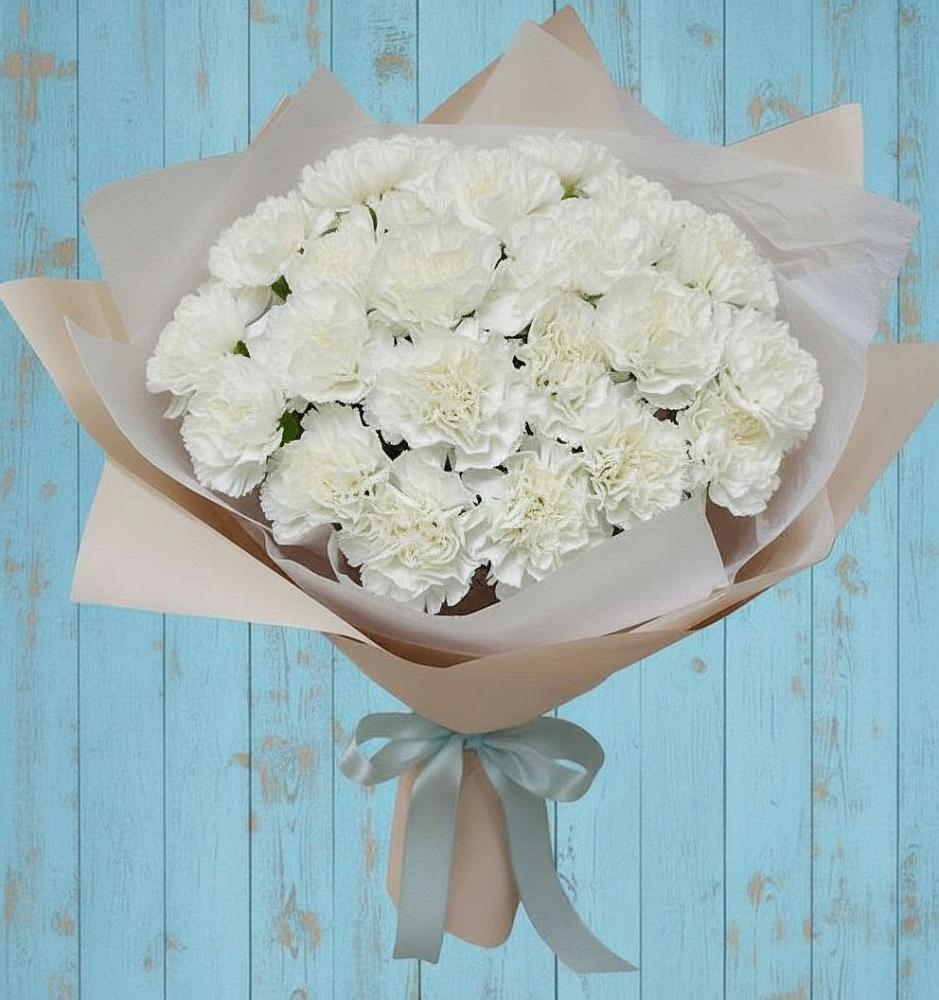 Букет цветов из: Гвоздики в Черепеть