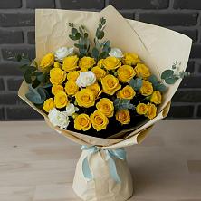 Букет цветов из:  Розы в Черепеть