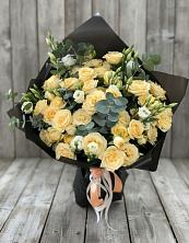 Букет цветов из:  Розы и Лизиантусы в Черепеть