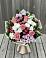 Букет цветов из: Альстромерии, Гвоздики, Розы и Хризантемы в Черепеть