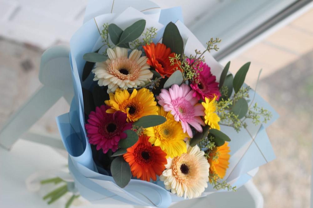 Букет цветов из: Герберы в Черепеть