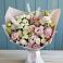 Букет цветов из: Альстромерии и Розы в Черепеть