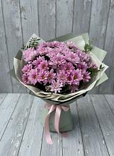 Букет цветов из:  Хризантемы #REPLACE_PRED# Черепеть