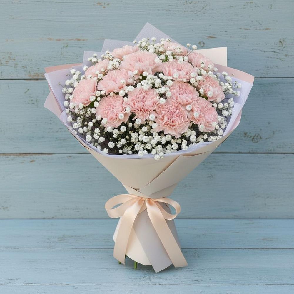 Букет цветов из: Гвоздики в Черепеть