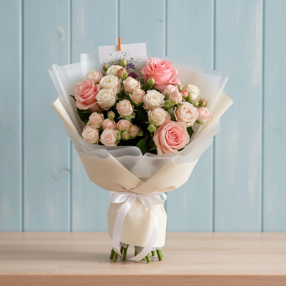 Букет цветов из: Розы в Черепеть