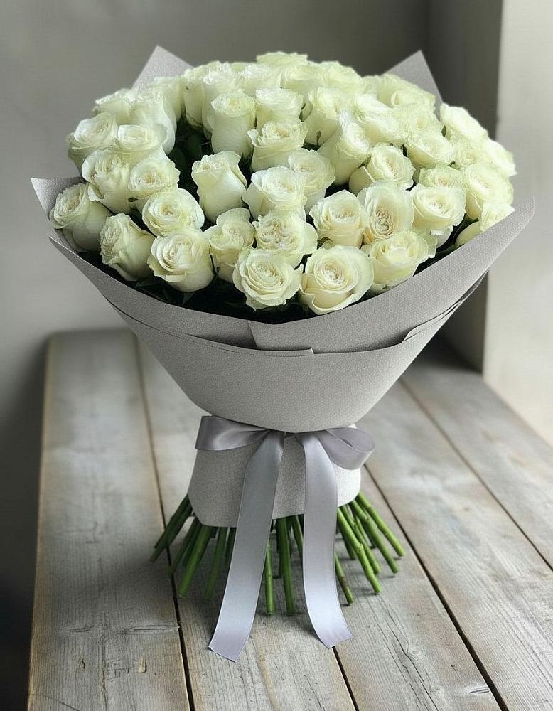 Букет 35 Белых роз в Черепеть