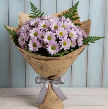 Букет цветов из:  Хризантемы в Черепеть