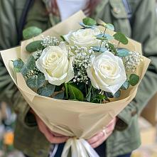 Букет цветов из:  Розы в Черепеть