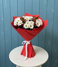 Букет цветов из:  Хризантемы в Черепеть