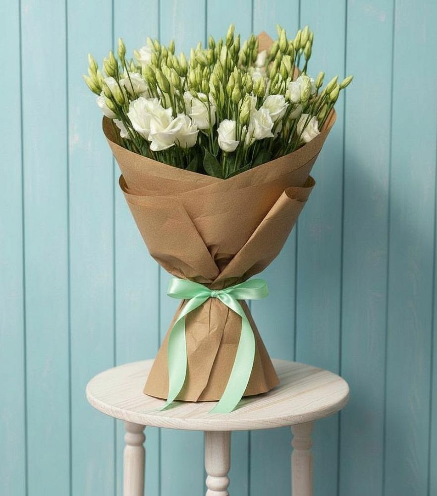 Букет цветов из: Лизиантусы в Черепеть