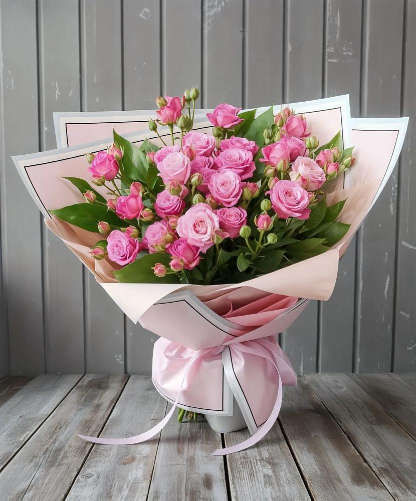 Букет Розовый кустик в Черепеть