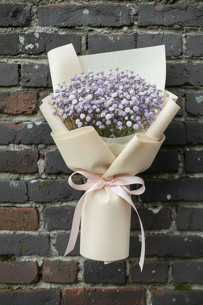 Букет цветов из: Гипсофила в Черепеть