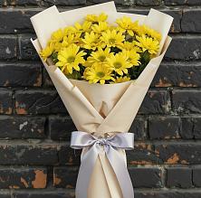 Букет цветов из:  Хризантемы в Черепеть