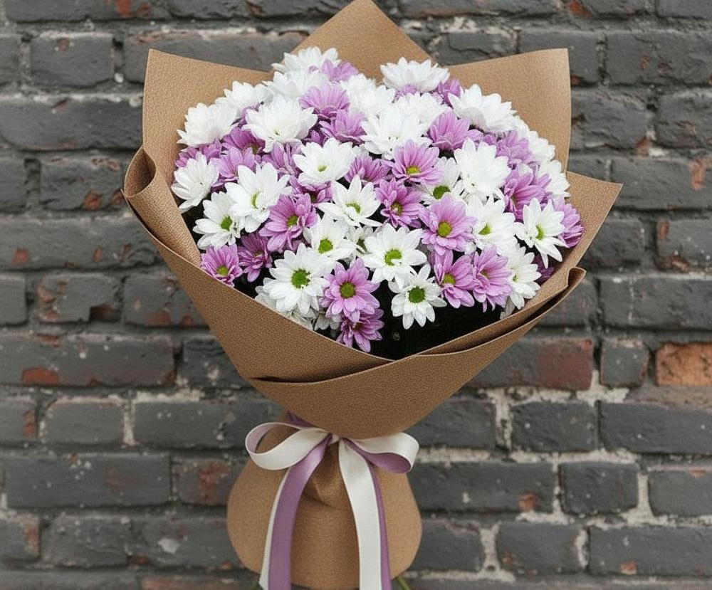 Букет цветов из: Хризантемы в Черепеть