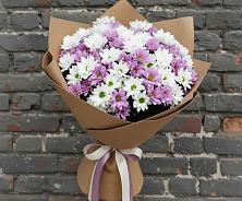 Букет цветов из:  Хризантемы в Черепеть