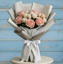 Букет цветов из:  Розы #REPLACE_PRED# Черепеть
