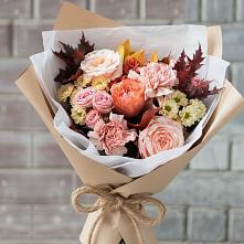 Букет цветов из:  Гвоздики, Хризантемы и Розы #REPLACE_PRED# Черепеть