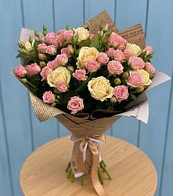 Букет цветов из:  Розы в Черепеть