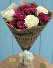 Букет цветов из:  Розы в Черепеть