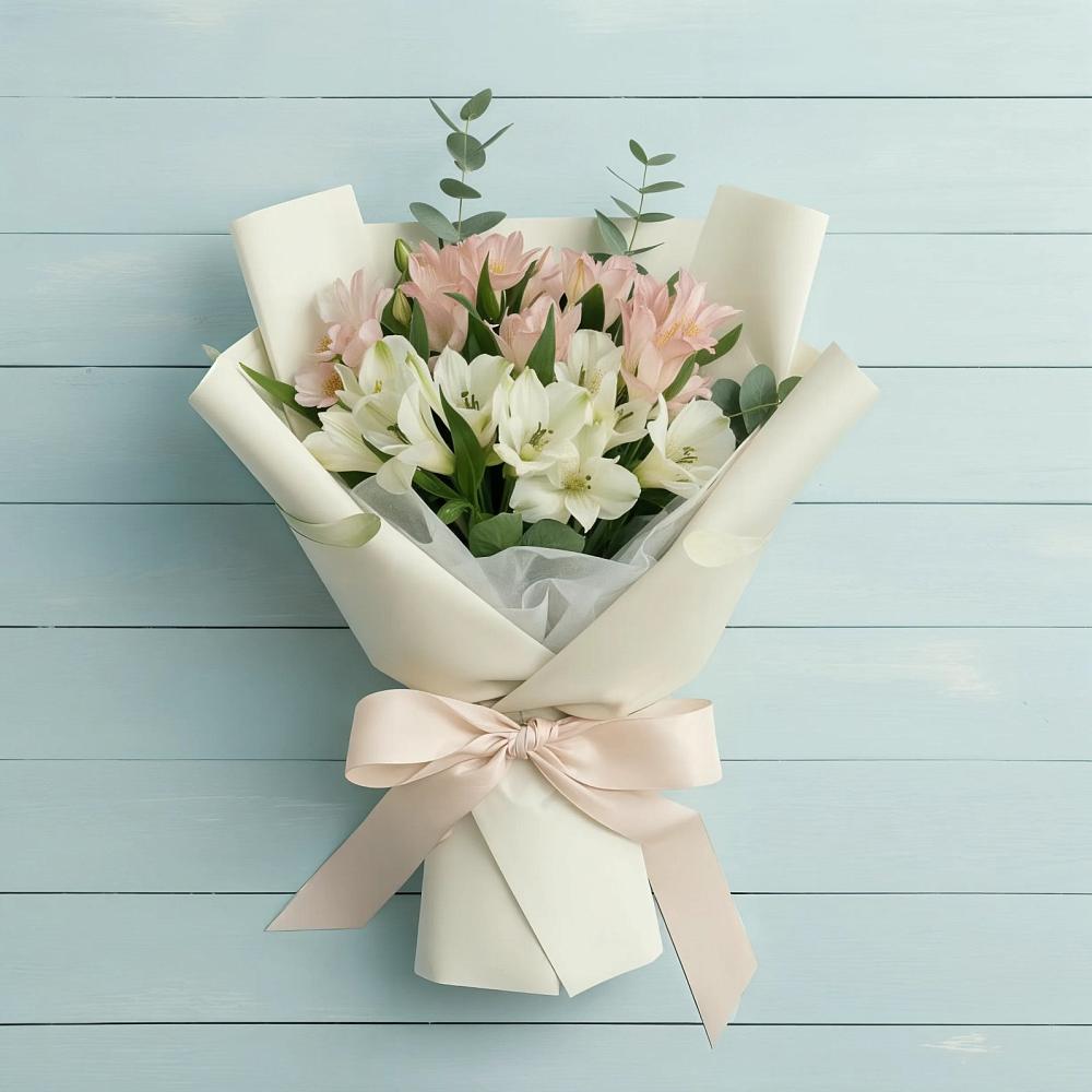 Букет цветов из: Альстромерии в Черепеть