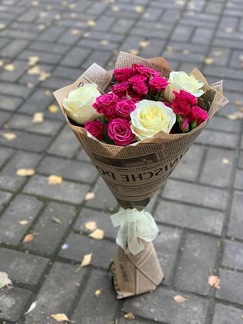 Букет цветов из: Розы в Черепеть