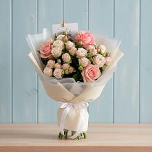 Букет цветов из:  Розы в Черепеть