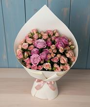 Букет цветов из:  Розы #REPLACE_PRED# Черепеть