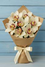 Букет цветов из:  Орхидеи и Розы в Черепеть