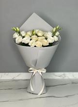 Букет цветов из:  Розы и Лизиантусы в Черепеть